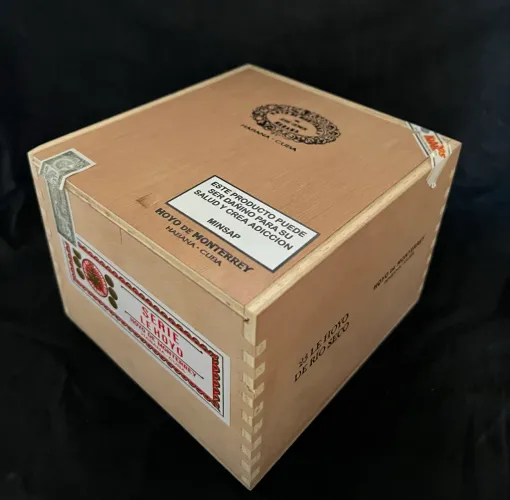 Caixa de charuto VAZIA Hoyo de Monterrey de coleção em madeira 