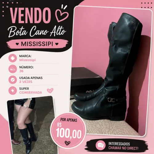 Bota Cano Alto 