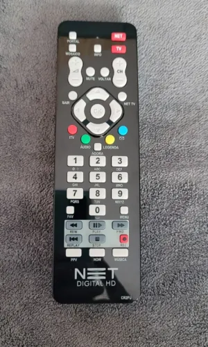 Controle Remoto NET Tv Digital Hd Max Dci713 Cr2fu = Cr2fp