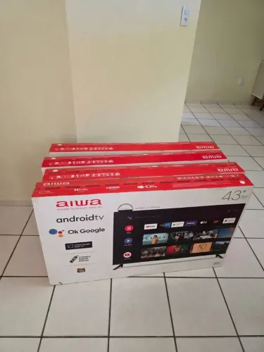 Tv Aiwa 43 nova lacrada.
