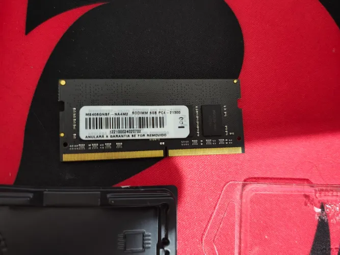 Memória ram 8gb 2666mhz (notebook)