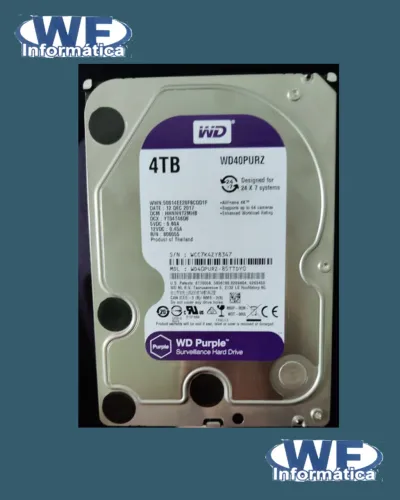 HD 4TB WD PURPLE PARA PC
