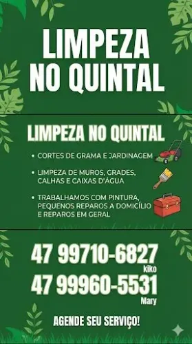 Reparação geral de grama e lavação 