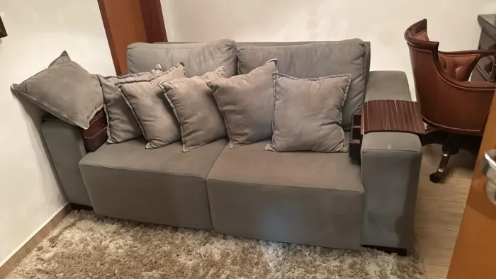 Vendo sofá 02 lugares - retrátil assento