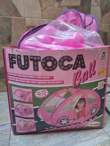 Futoca Ball Rosa Toca Infantil 150 Bolinha Barraca Brinquedo - BRASKIT