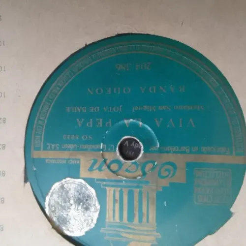 78 RPM, BANDA ODEON, VIVA LA PEPA, R$120,00