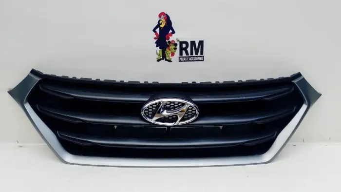 Grade Hyundai Creta 2017 A 19 Friso Grafite C/detalhe Preto Grafite