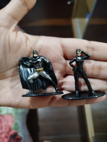 Batman e Mulher Gato - Miniaturas Nano Metal figs Jada Toys