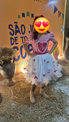 VESTIDO JUNINO TAMANHO 16