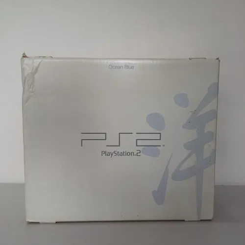 Vendo Console Sony Ps2 Fat Modelo SCPH-37000 L Placa Americana Ocean Blue Semi novo