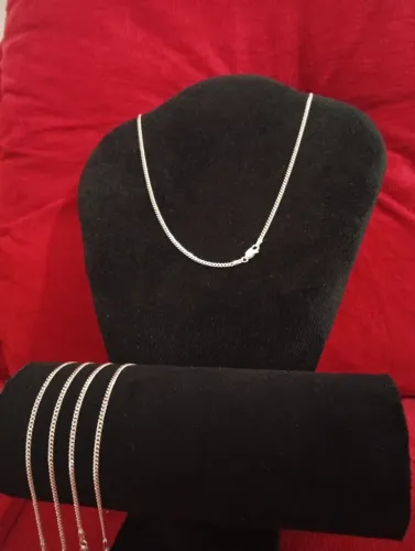 Conjunto Prata 925 Grumet 2mm 60 ou 70cm