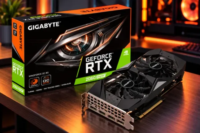 Placa de Vídeo Gigabyte NVIDIA GeForce RTX 2060 Super Windforce OC 8G SUPER