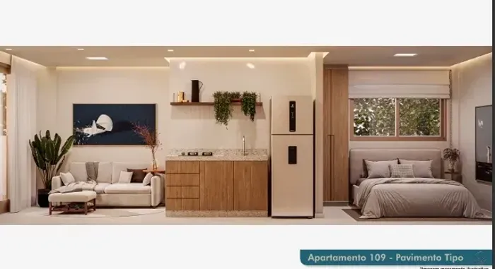 Imóvel para venda possui 23 metros quadrados com 1 quarto em Praia dos Carneiros - Tamanda