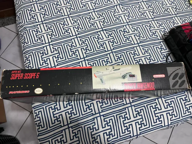 Super Scope para Super Nintendo - Completo na caixa com manuais