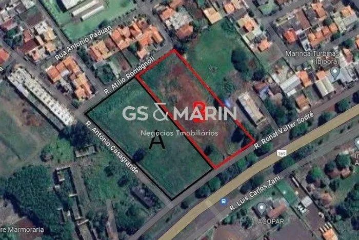 Terreno à venda no Parque Industrial Castelo Branco, em Ibiporã