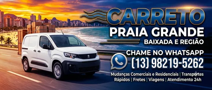 FRETES E CARRETOS PRAIA GRANDE E BAIXADA