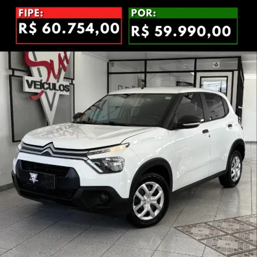 Citroen C3 Live Pack 1.0 Flex 6V 5P Mec. 2023
