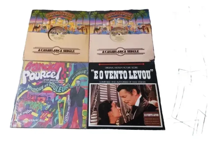 Lote Lp Vinil Casablanca - Frank Pourcel - E O Vento Levou # (Usado)