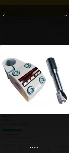 Mesa Suporte De Bicicleta Gtr 22.2mm + Adaptador Aço 21.1mm