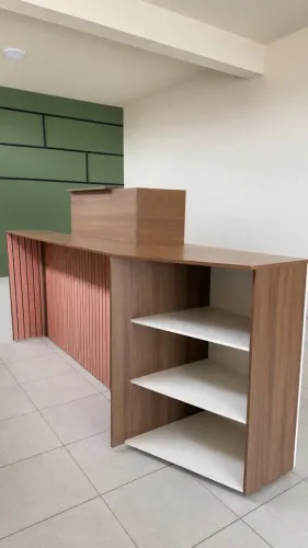 BALCÃO COMERCIAL | ATENDIMENTO | CAIXA | MDF | 2,70 METROS