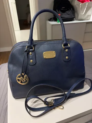 Bolsa michael kors original azul marinho