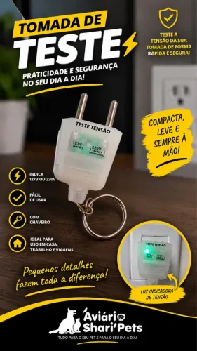 Tomada teste de tensão