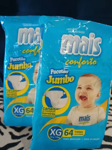 Fraldas mais conforto