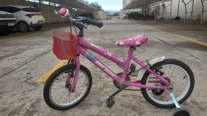 Bicicleta infantil aro 16 Rosa