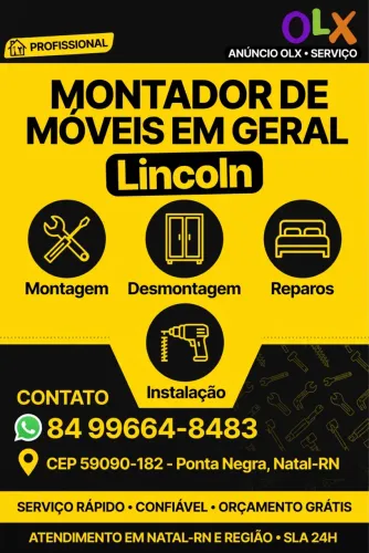 Montador de móveis em geral móveis pra escritório e linha industrial