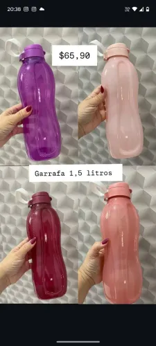 Garrafa Tupperware 1,5 litros 