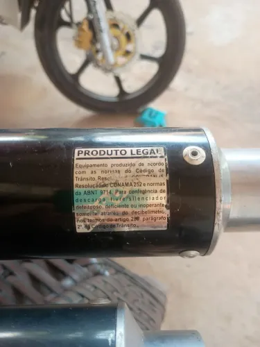 Escapamento coyote dois canos para motos altas ?