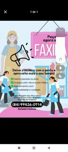 Serviço de limpeza 