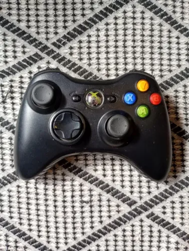 Controle original xbox 360 preto