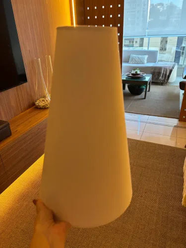 Cúpula de algodão para abajour 