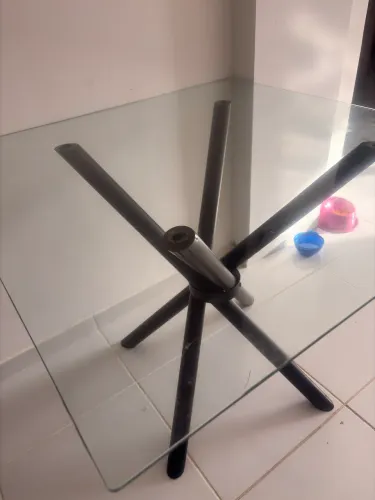 mesa de vidro