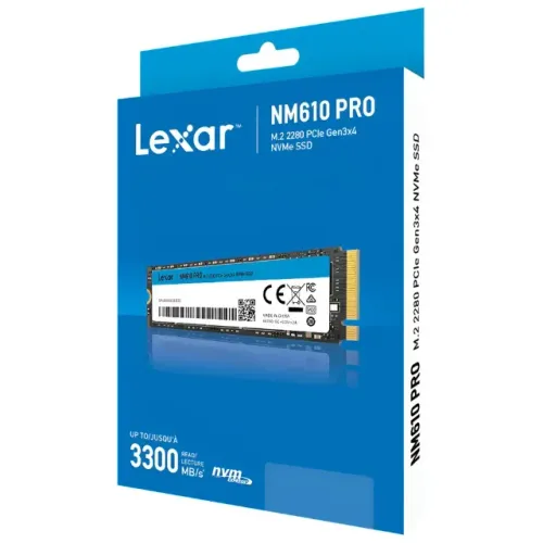 SSD Lexar NM610 Pro,1TB,M.2 NVMe,leitura 3300MBs,Gra 2600MBs