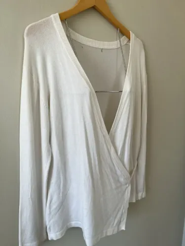 blusa envelope branca g