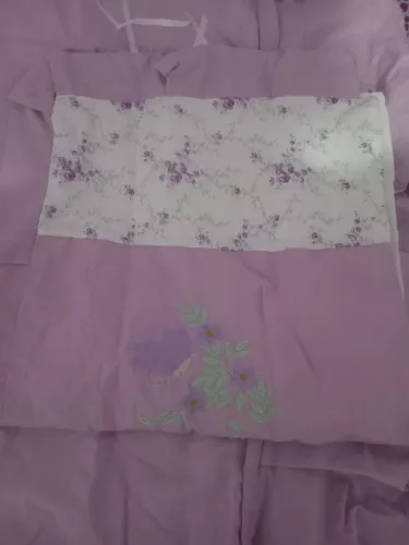 Kit berço roxo claro