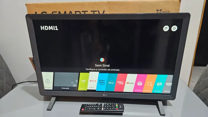Tv smart lg 24' impecável / troco / aceito cartão/ entrego