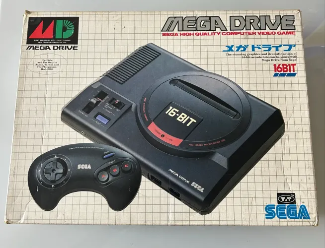 Mega Drive 1 JP + 6 Jogos