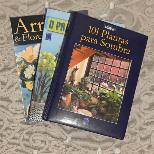 Kit Livros e Revistas de Plantas, Jardinagem e Decoração