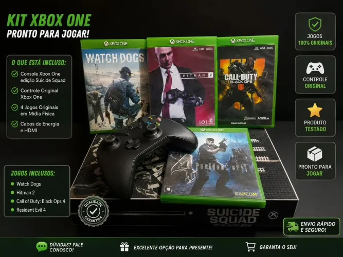 Vendo xbox one s seminovo em perfeita condições