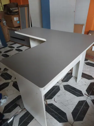 Mesa de Escritório MDF 100% tipo L semi