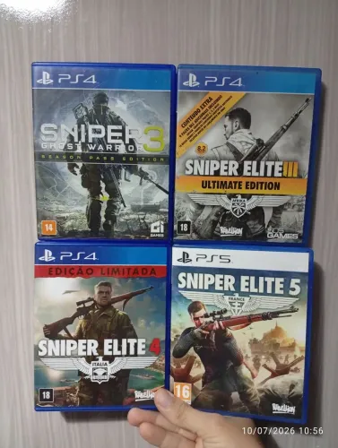 Combo Sniper Elite ps4 e ps5