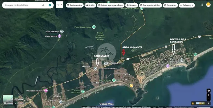 Área à Venda em Bertioga com Viabilidade Ambiental | 96.800 m²