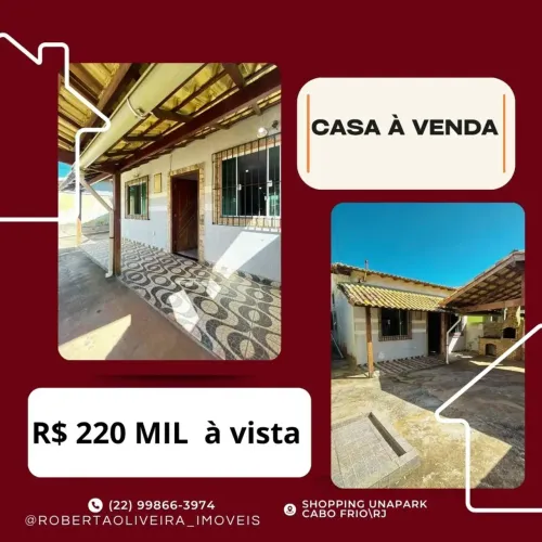 CASA À VENDA NO CONDOMÍNIO TERRAMAR - UNAMAR