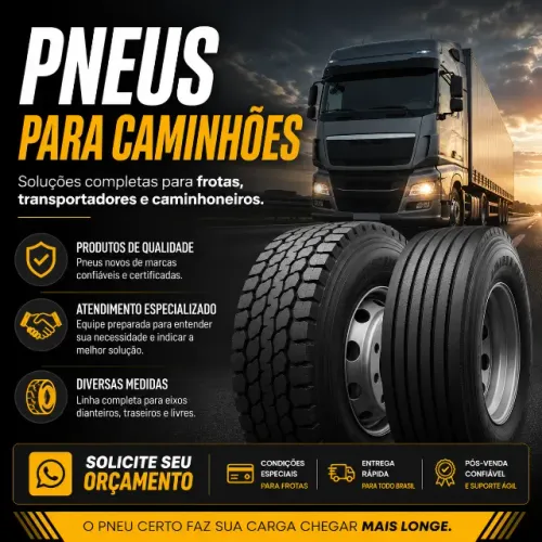PNEU/CAMINHÃO/CARRO/FROTA