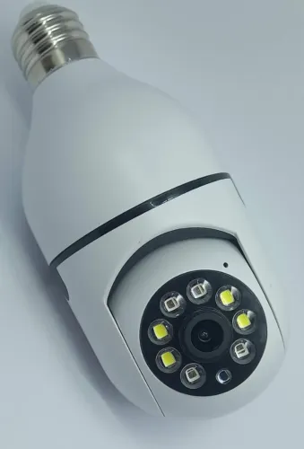 Câmera Lâmpada Wifi 360 Full HD - Nova, Lacrada na Caixa - Pronta Entrega