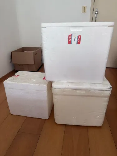 CAIXAS DE ISOPOR USADAS 3 UNIDADES
