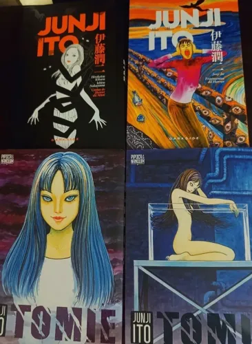 Junji ito tommie coleção + blusa G brinde